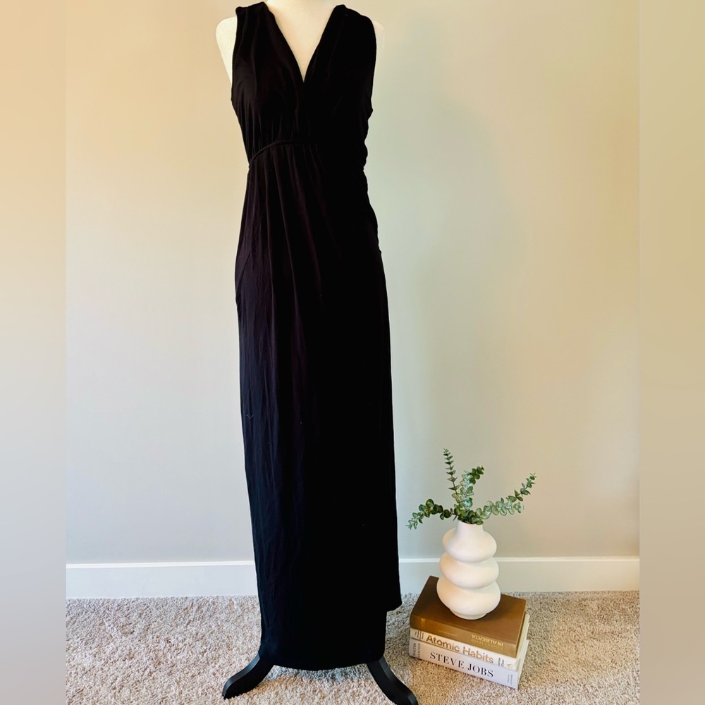 Motherhood Black Maxi Dress